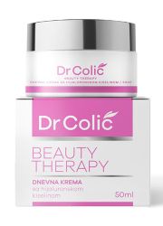 Dr Colić BEAUTY THERAPY 50ml, Anti-age dnevna krema za negu kože lica, za sve tipove kože, uklanja vidljive tragove umora i lice čini svežim.