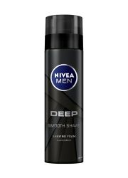 Nivea Men Deep gel za brijanje 200ml sa crnim ugljem štiti od posekotina i neguje kožu lica.Efikasno deluje protiv bakterija pružajući dugotrajan osećaj čistoće