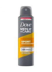 Dove Men Sport dezodorans antiperspirant u spreju 150ml namenjen je za 48-časovnu zaštitu od znojenja I neprijatnih mirisa. Štiti od iritacija na koži.