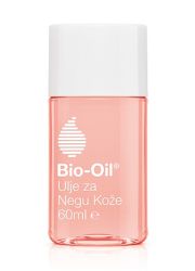 Bio-oil 60ml, posebno ulje za negu kože tela. Poboljšava izgled kože, posebno kod ožiljaka, strija i neujednačenog tena.Dehidrira kožu i usporava starenje.