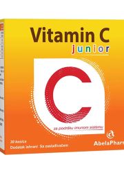 Vitamin C Junior 30 kesica za decu stariju od 3 godine za normalnu funkciju imunog sistema.Učestvuje u metaboličkim procesima i doprinosi otpornost na infekcije