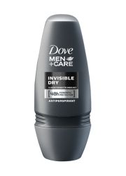 Dove Men+Care, antiperspirant, roll-on Invisible Dry, 40ml pruža 48-časovnu zaštitu od znojenja i neprijatnih mirisa, neostavljajući bele tragove na odeći.