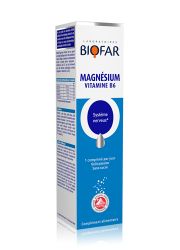 Biofar šumeće tablete magnezijum i vitamin B6 dijetetski proizvod kao odličan izvor magnezijuma i vitamina b6 neophodan za pravilno funkcionisanje nervnog sistema