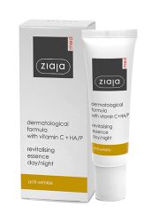 Ziaja Med revitalizirajući serum protiv bora dan/noć sa aktivnim vitaminom C za smanjenje bora na licu, vratu i dekolteu. Povećava čvrstoću i elastičnost kože.