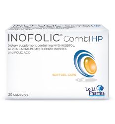 INOFOLIC COMBI HP je jedinstvena formulacija koja pojačava metabolički efekat mio-inozitola i utiče pozitivno na regulaciju znakova i simptoma PCOS-a kod žena sa prekomernom težinom i gojaznih žena