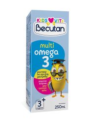 Becutan Kids VitS multiomega namenjen deci uzrasta 3+ godine je dodatak ishrani obogaćen omega-3 masnim kiselinama koji podržava intelektualni razvoj dece.