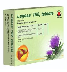Lagosa 150 u pakovanju sa 50 tableta, se koristi u održavanju pravilnog funkcionisanje jetre. Preparat je potpuno prirodan i bezbedan.