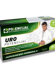 Uro Potencijal advanced formula, 20 kapsula je prirodni preparat koji se koristi u slučaju upale bešike i mokraćnih kanala, učestalog i bolnog mokrenja,