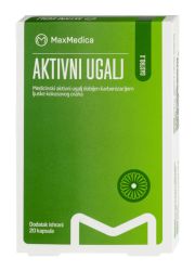 Aktivni ugalj MaxMedica u pakovanju od 20 kapsula ublažava stomačne tegobe rešava simptome mamurluka i nadutosti, gasova i aerofagije i veoma brzo deluje.