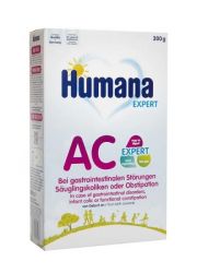 Humana Anti Colic 300gr je specijalna mlečna formula za potrebe ishrane odojčadi sa stomačnim tegobama kao što su nadimanje, kolike (grčevi) i zatvor