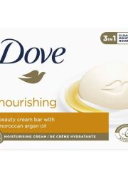 Dove Nourishing čvrsti sapun koji adrži arganovo ulje koje pomaže da obnovite vlažnost kože