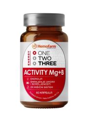 One Two Three Activity Mg + B, 60 kapsula