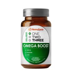 One Two Three Omega Boost 30 želatinskih kapsula