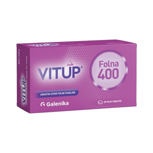 Vitup Folna kiselina 400 μg 30 tableta