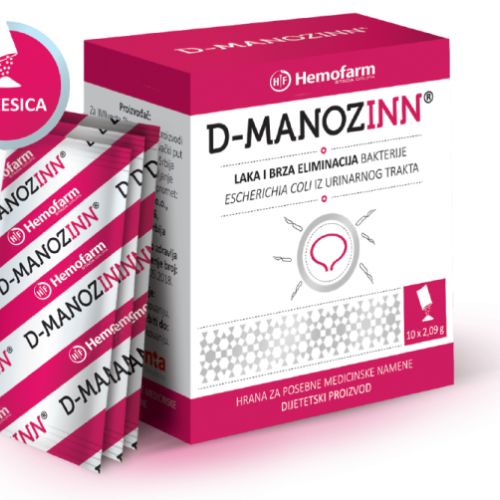 D-ManozINN protect  sa d-manozom, saharomicetama i Lactobacillus sojevima povećava efikasnost antibiotske terapije kod akutnih infekcija urinarnog trakta E. Koli. 